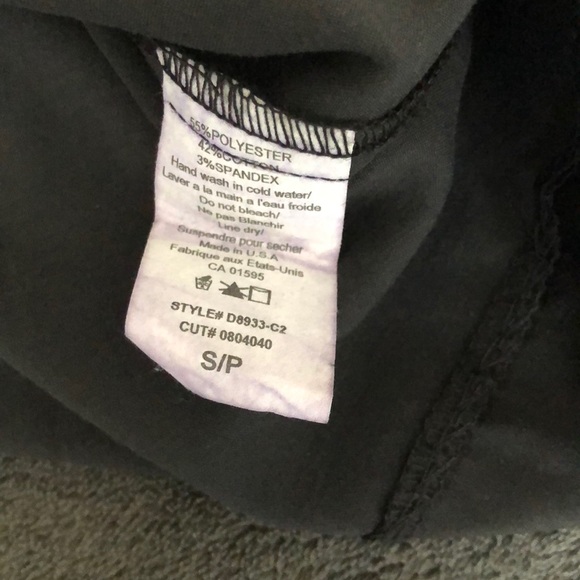 Black and pink strapless dress - Picture 4 of 4